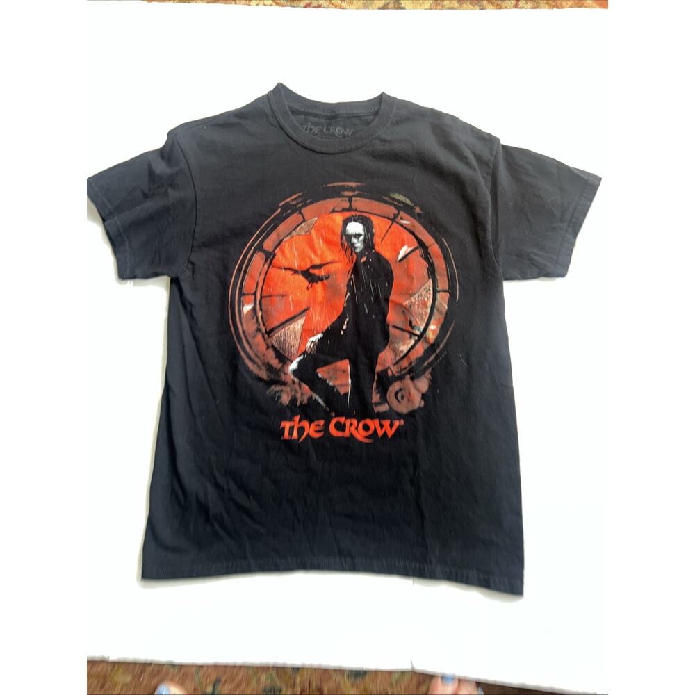 The Crow Eric Draven Graphic T Black Red Gothic Dark Alt Horror Streetwear Sz M